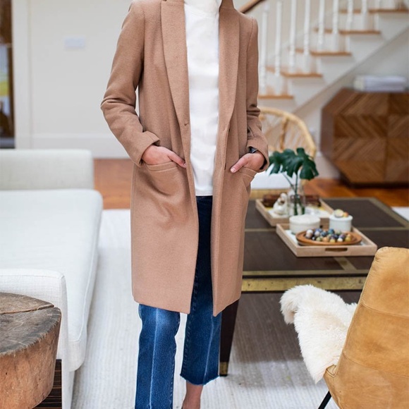 Emerson Fry Tailored Camel Coat - Picture 4 of 7